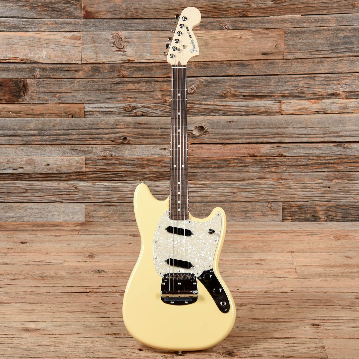 Fender American Performer Mustang Vintage White 2022 Electric Guitars / Solid Body