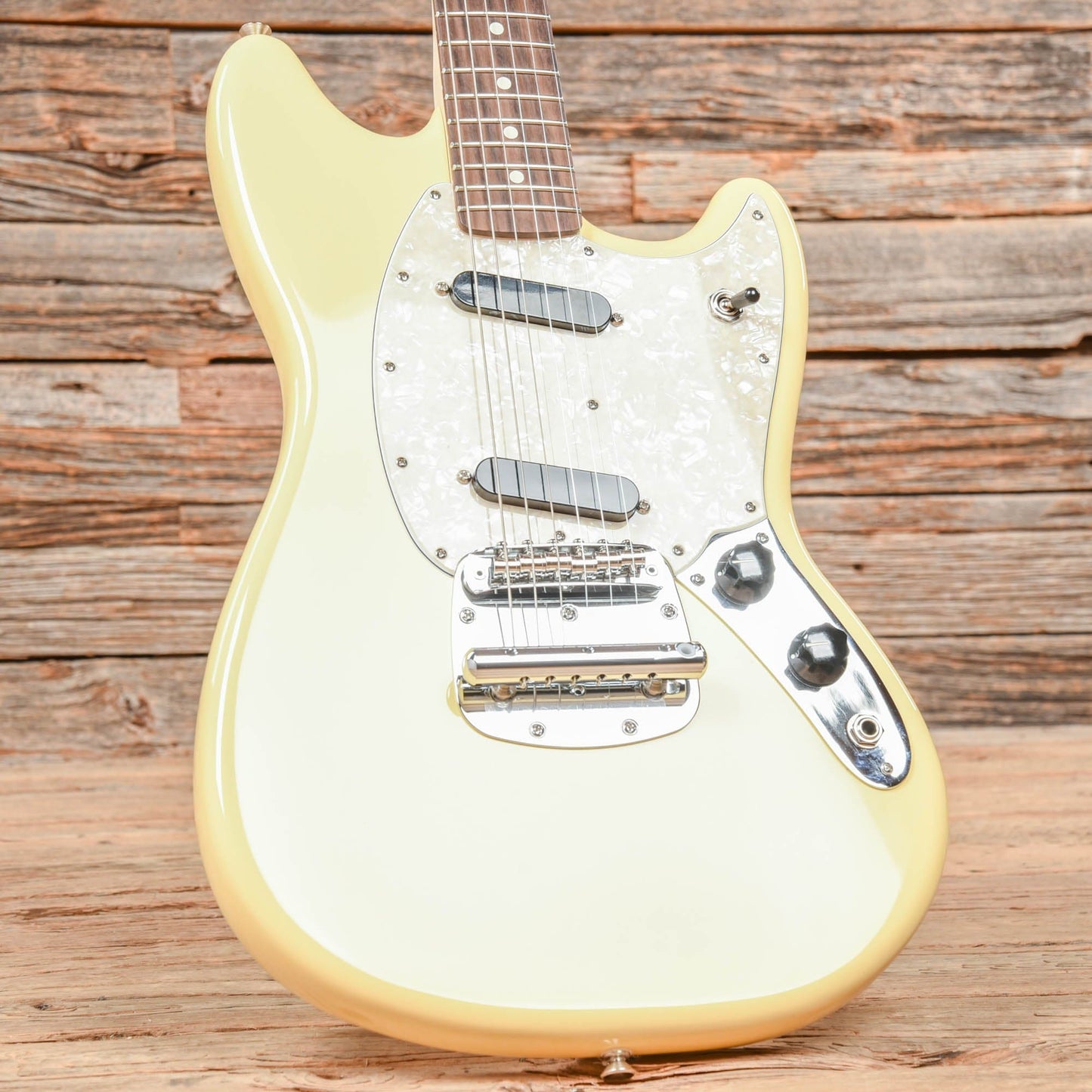 Fender American Performer Mustang Vintage White 2022 Electric Guitars / Solid Body