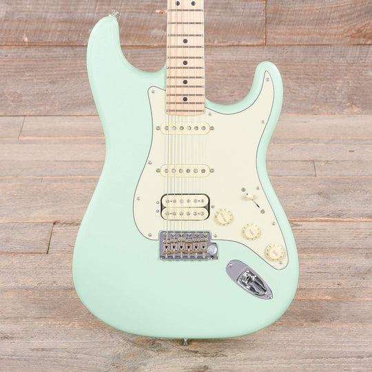 Fender American Performer Stratocaster HSS Satin Surf Green Electric Guitars / Solid Body