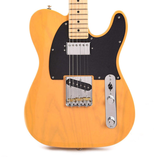 Fender American Performer Telecaster Hum Ash Butterscotch Blonde w/Black Phenolic Pickguard Electric Guitars / Solid Body