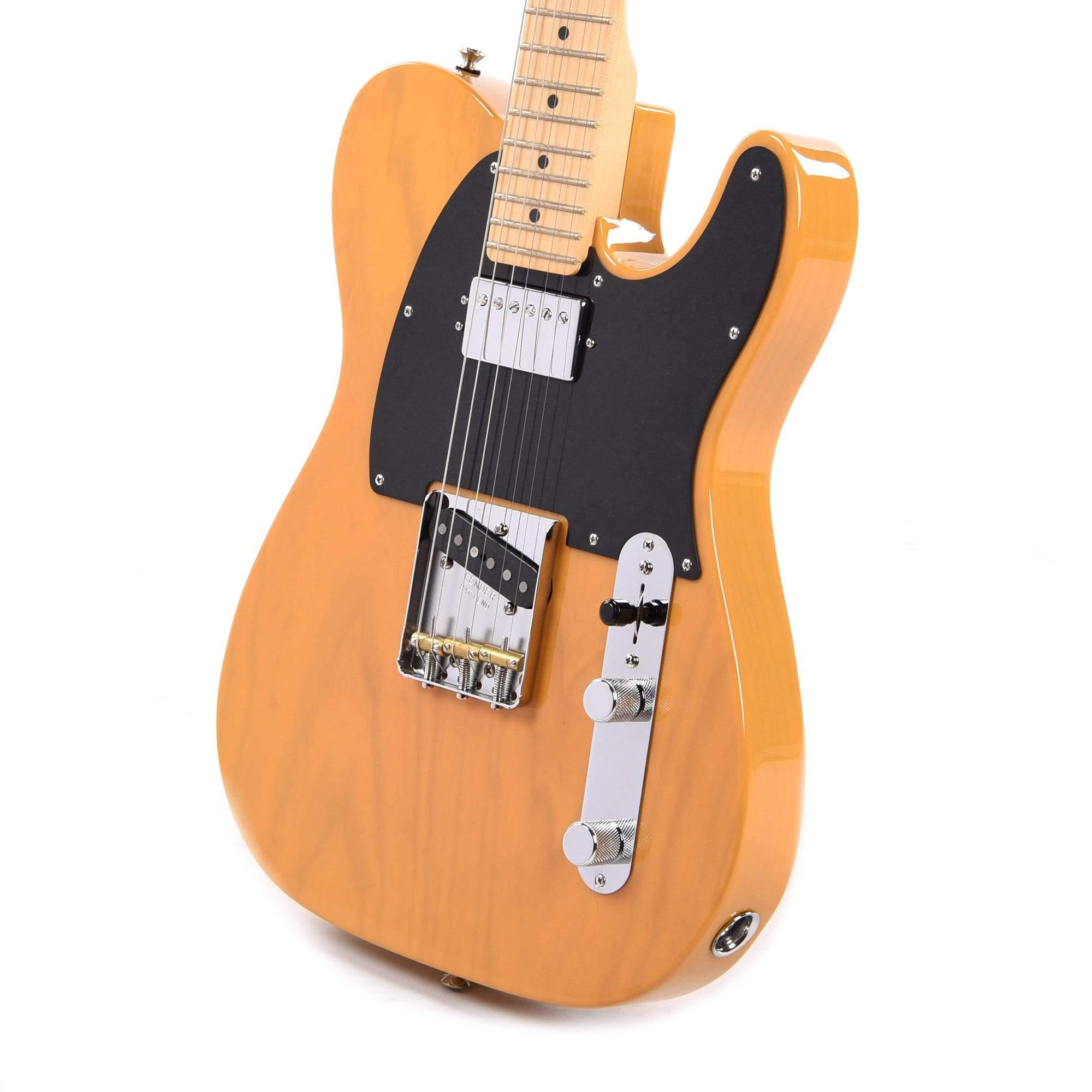 Fender American Performer Telecaster Hum Ash Butterscotch Blonde w/Black Phenolic Pickguard Electric Guitars / Solid Body