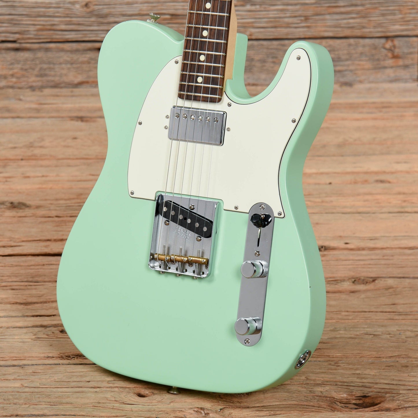 Fender American Performer Telecaster Hum Satin Surf Green 2019 Electric Guitars / Solid Body