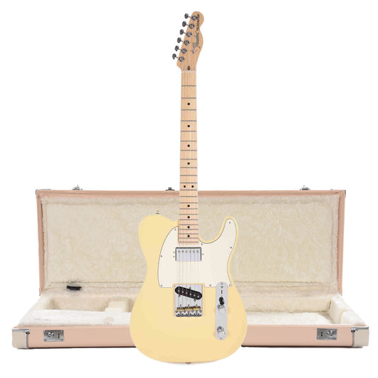 Fender American Performer Telecaster Humbucker MN Vintage White w/Gig Bag and Hardshell Case Strat/Tele Shell Pink w/Cream Interior (CME Exclusive) Electric Guitars / Solid Body