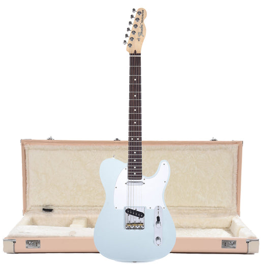 Fender American Performer Telecaster Satin Sonic Blue w/Gig Bag and Hardshell Case Strat/Tele Shell Pink w/Cream Interior Electric Guitars / Solid Body