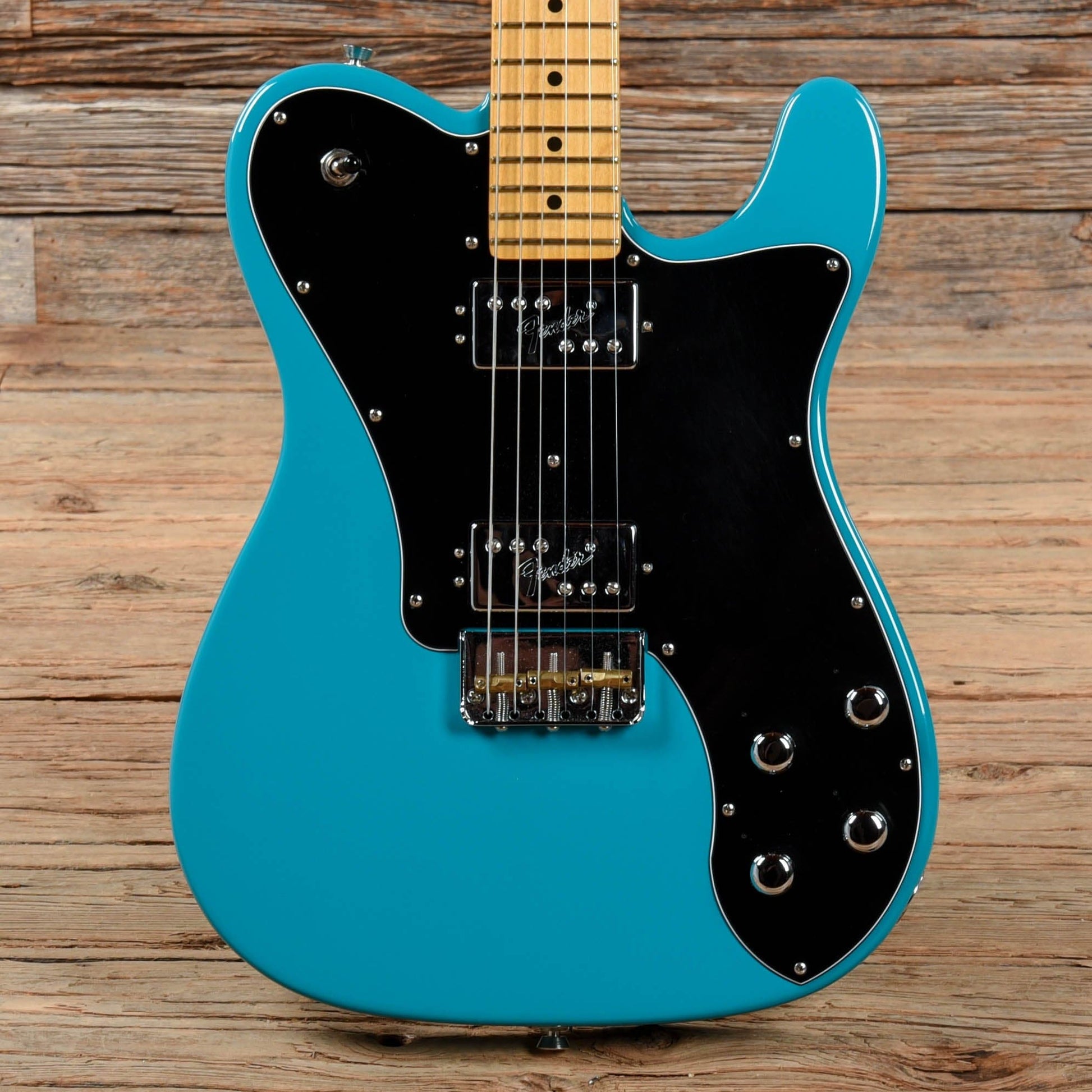 Fender American Pro II Telecaster Deluxe Miami Blue 2020 Electric Guitars / Solid Body