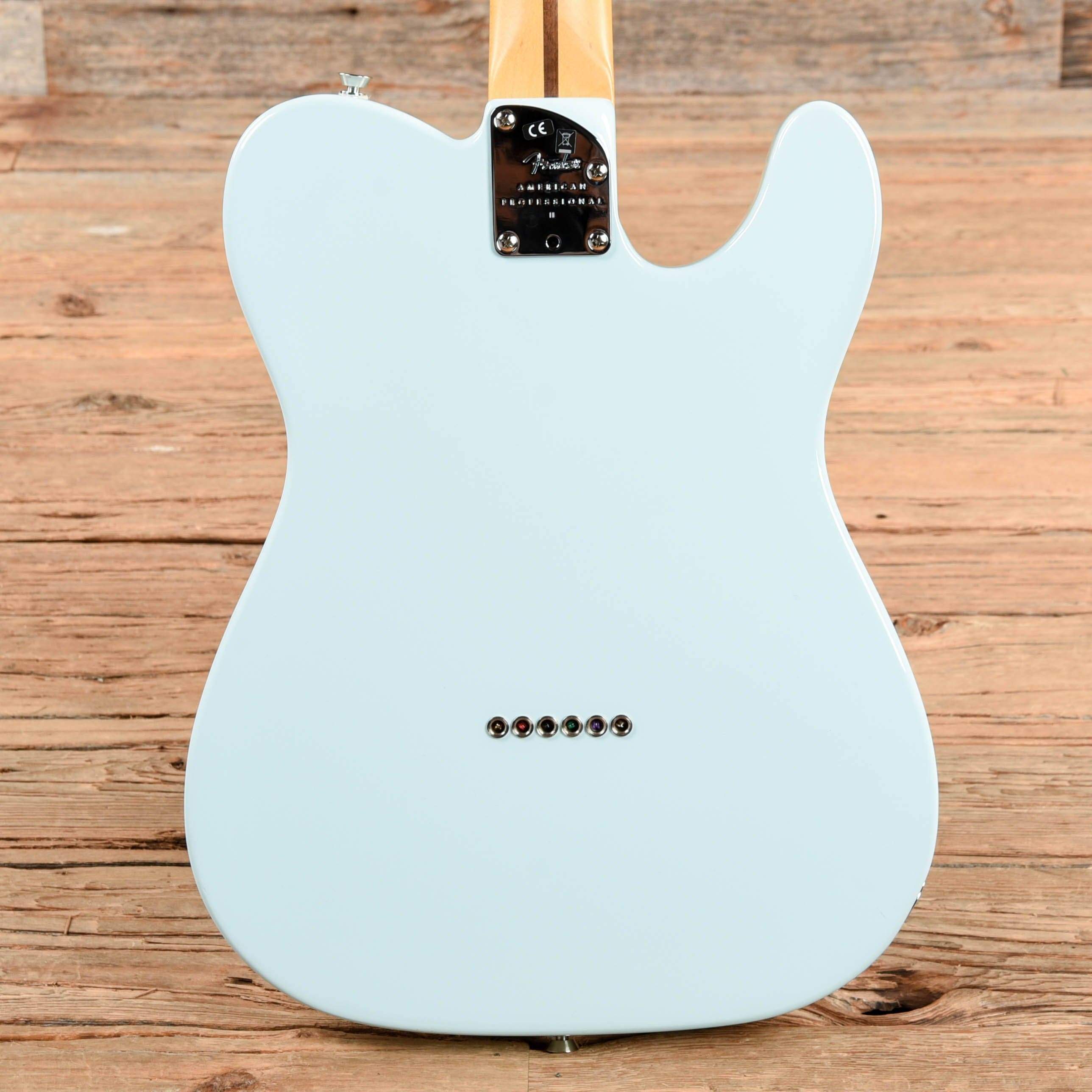 Fender American Pro II Telecaster Sonic Blue Refin 2021 LEFTY Electric Guitars / Solid Body
