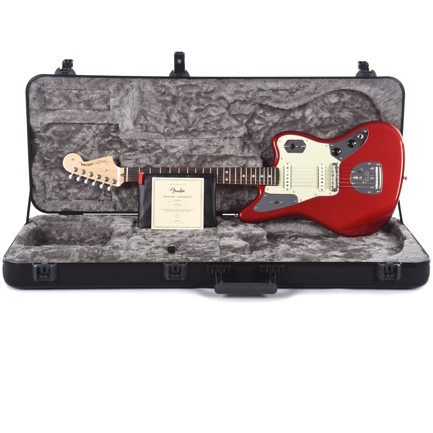 Fender American Pro Jaguar Candy Apple Red w/Mint Pickguard Electric Guitars / Solid Body