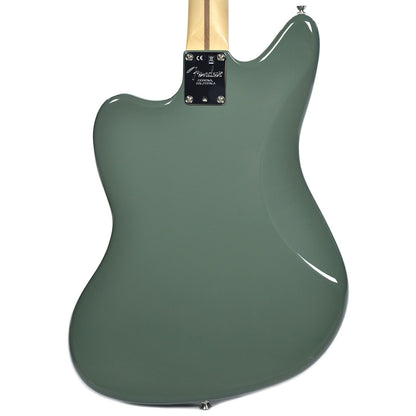 Fender American Pro Jaguar MN Antique Olive Electric Guitars / Solid Body