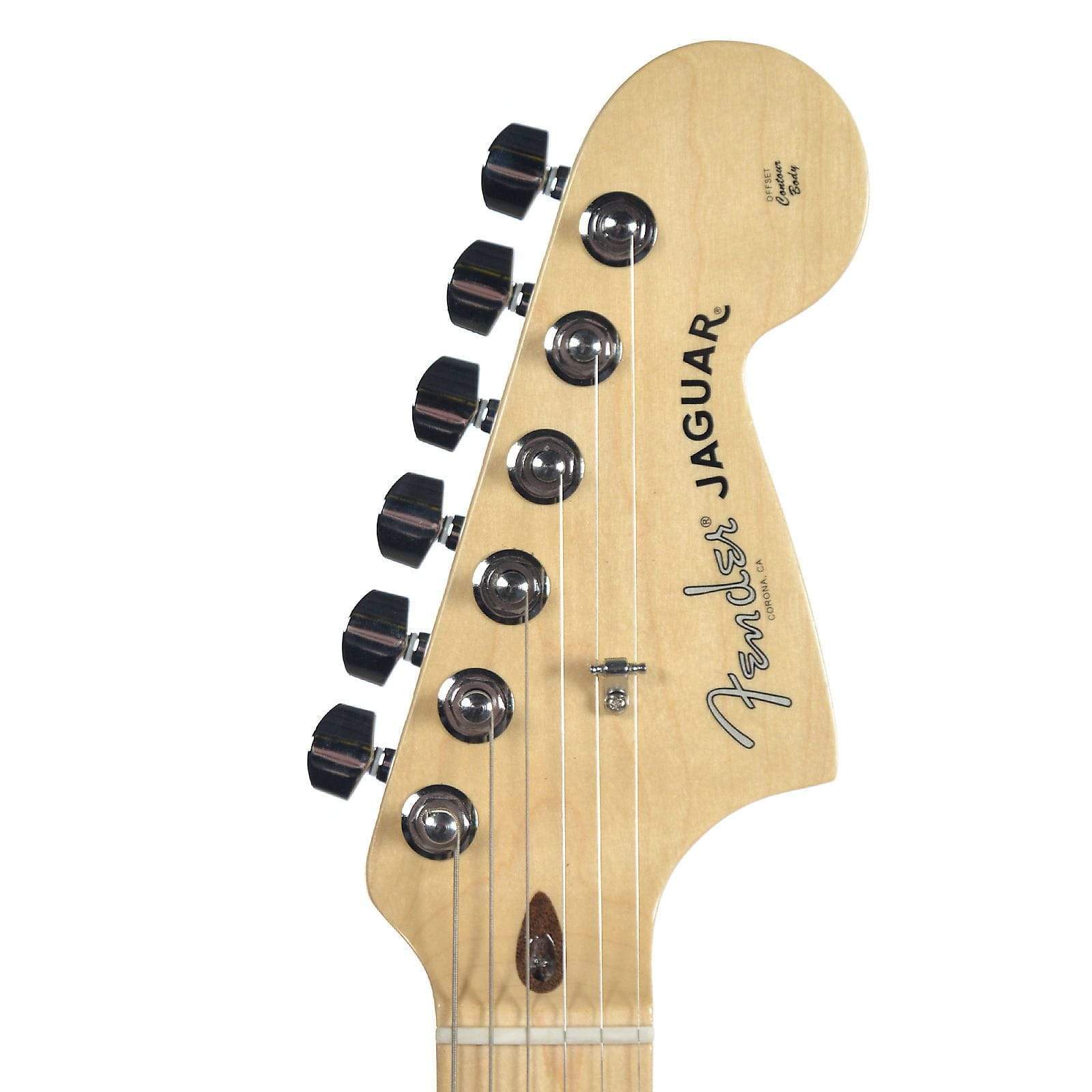 Fender American Pro Jaguar MN Antique Olive Electric Guitars / Solid Body