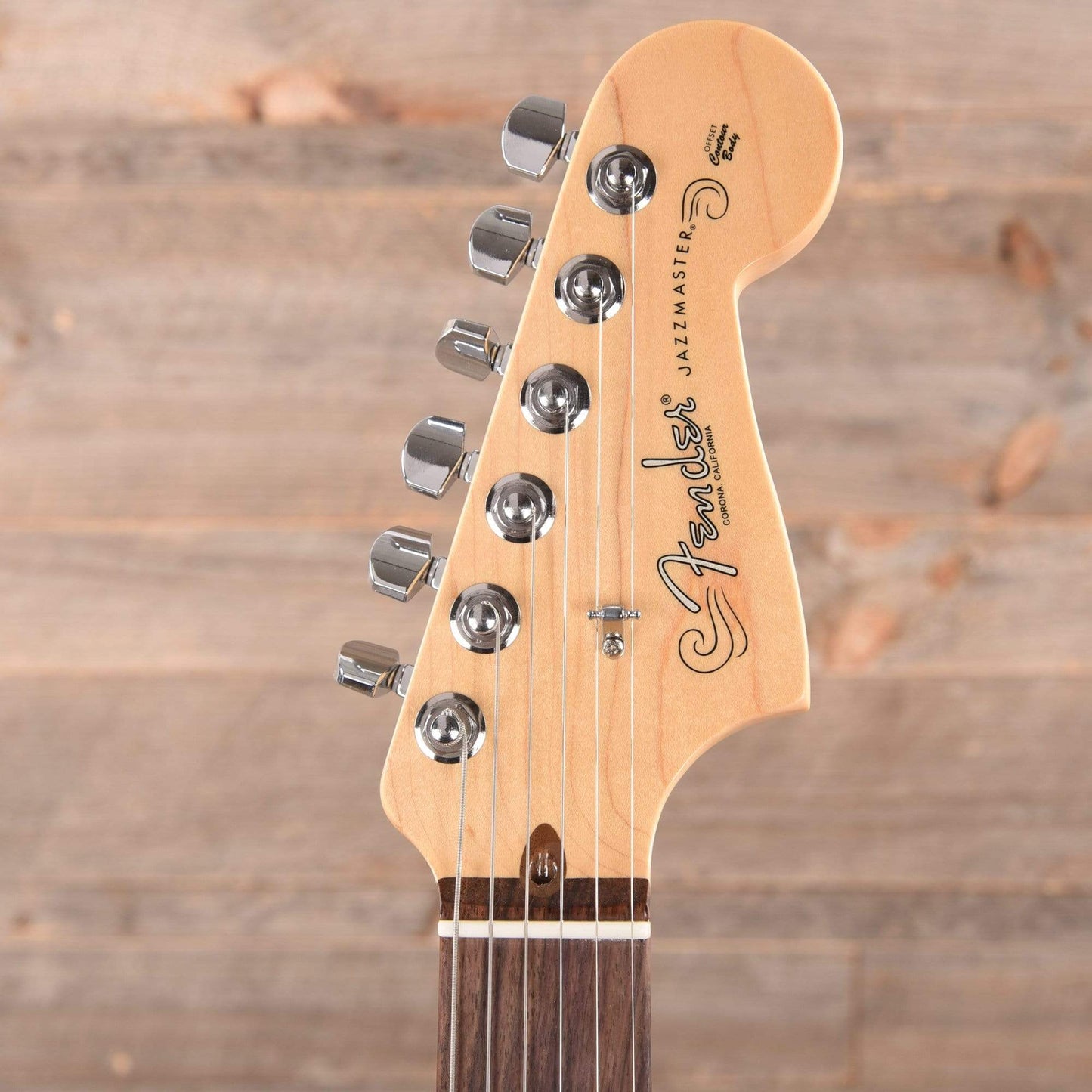 Fender American Pro Jazzmaster Ash White Blonde w/Tortoise Pickguard Electric Guitars / Solid Body