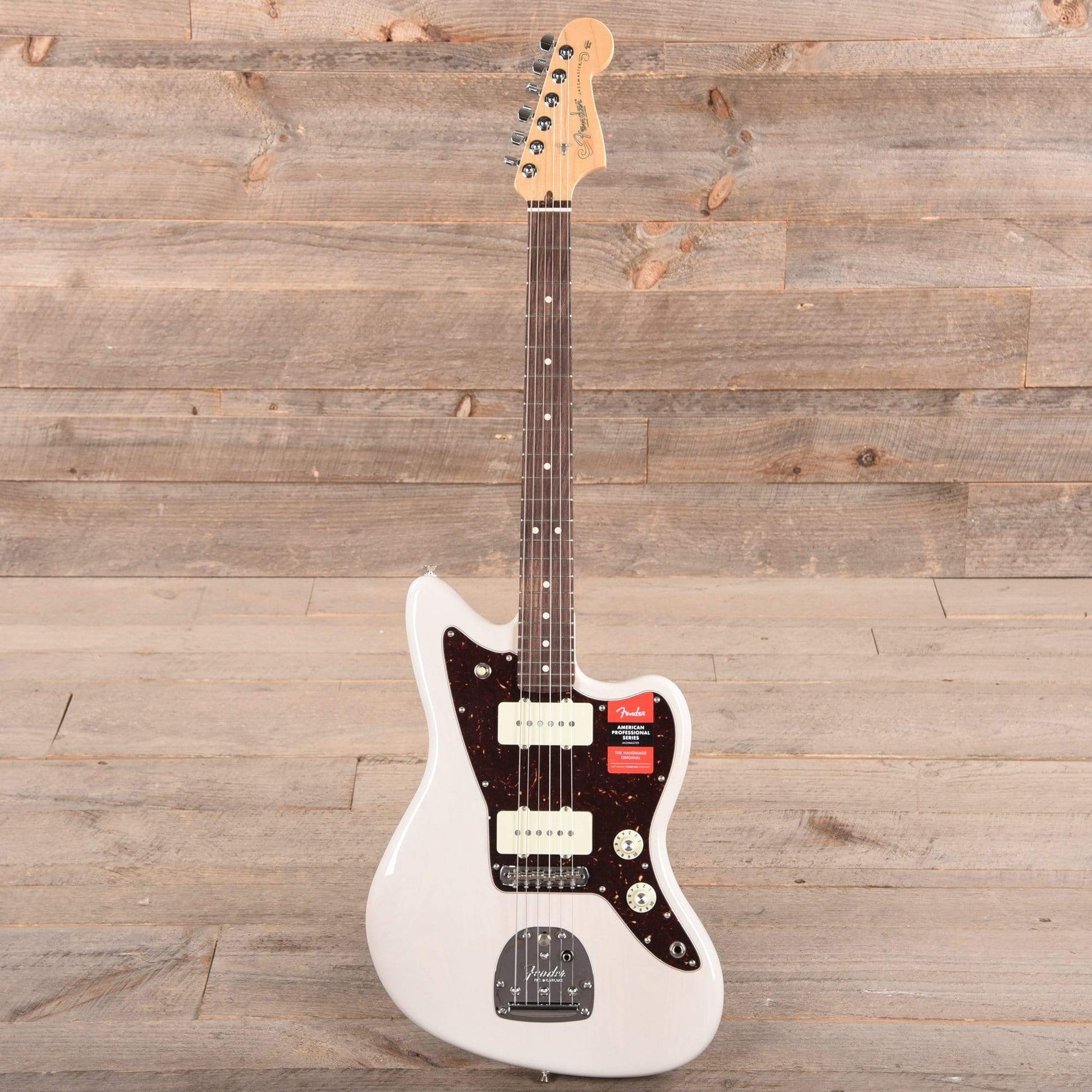 Fender American Pro Jazzmaster Ash White Blonde w/Tortoise Pickguard Electric Guitars / Solid Body
