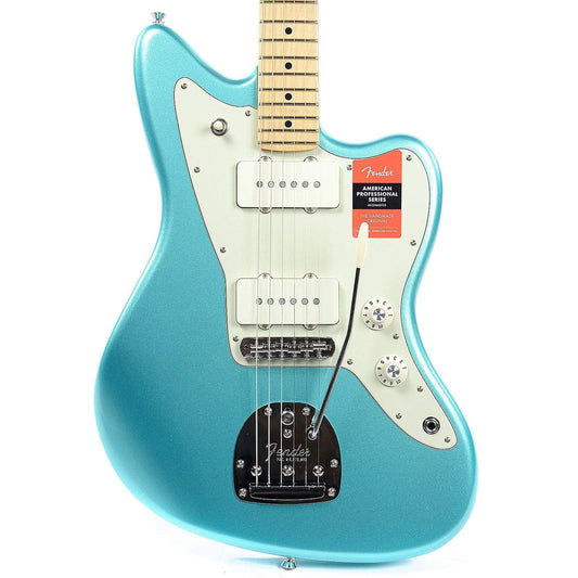 Fender American Pro Jazzmaster MN Mystic Seafoam Electric Guitars / Solid Body