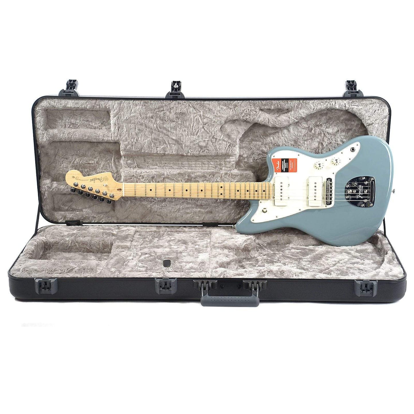 Fender American Pro Jazzmaster MN Sonic Gray Electric Guitars / Solid Body