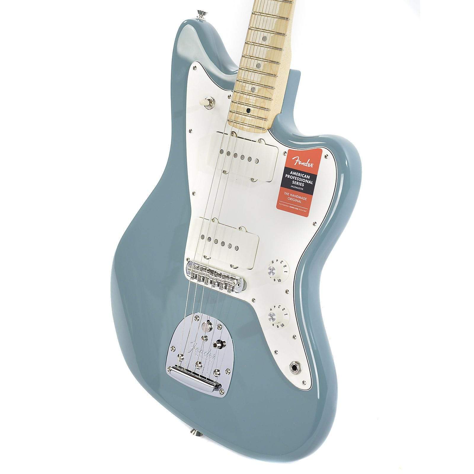 Fender American Pro Jazzmaster MN Sonic Gray Electric Guitars / Solid Body