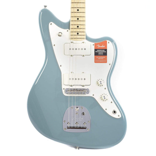 Fender American Pro Jazzmaster MN Sonic Gray Electric Guitars / Solid Body