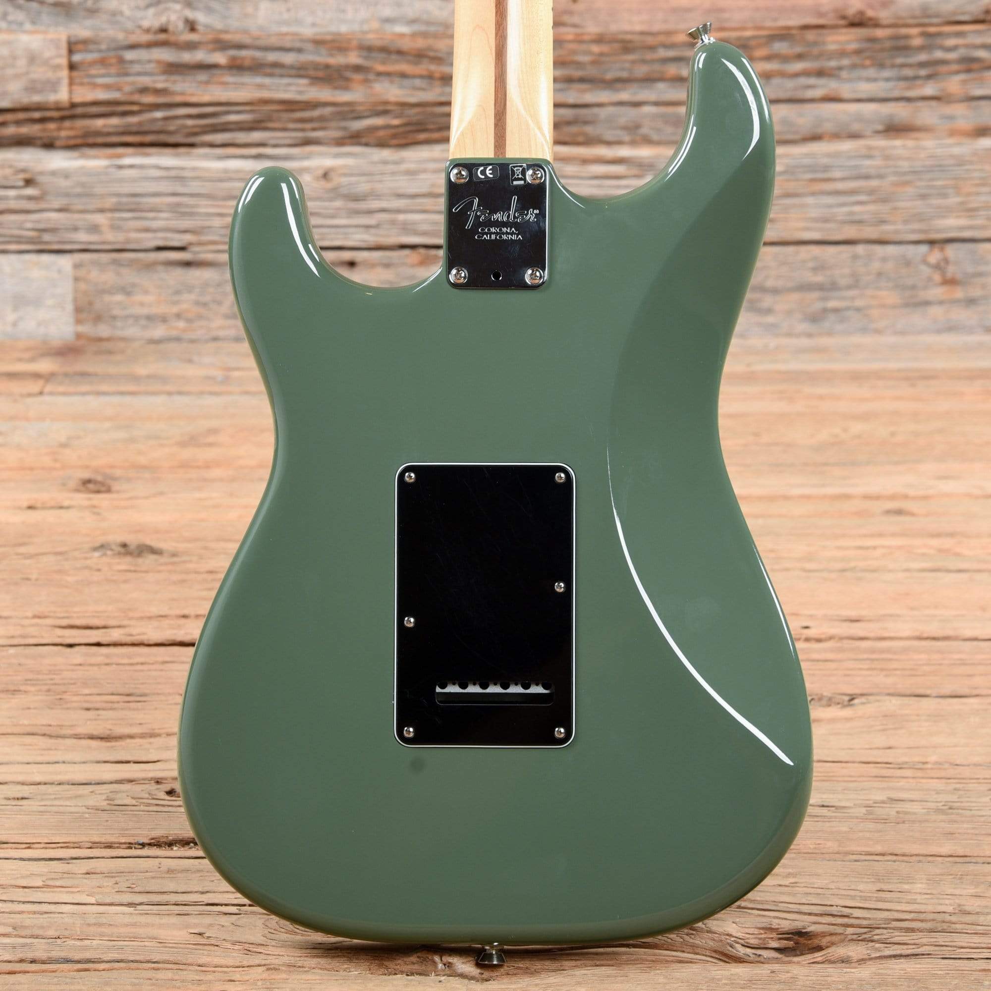 Fender American Pro Stratocaster Antique Olive 2016 Electric Guitars / Solid Body