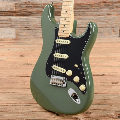 Fender American Pro Stratocaster Antique Olive 2017 Electric Guitars / Solid Body