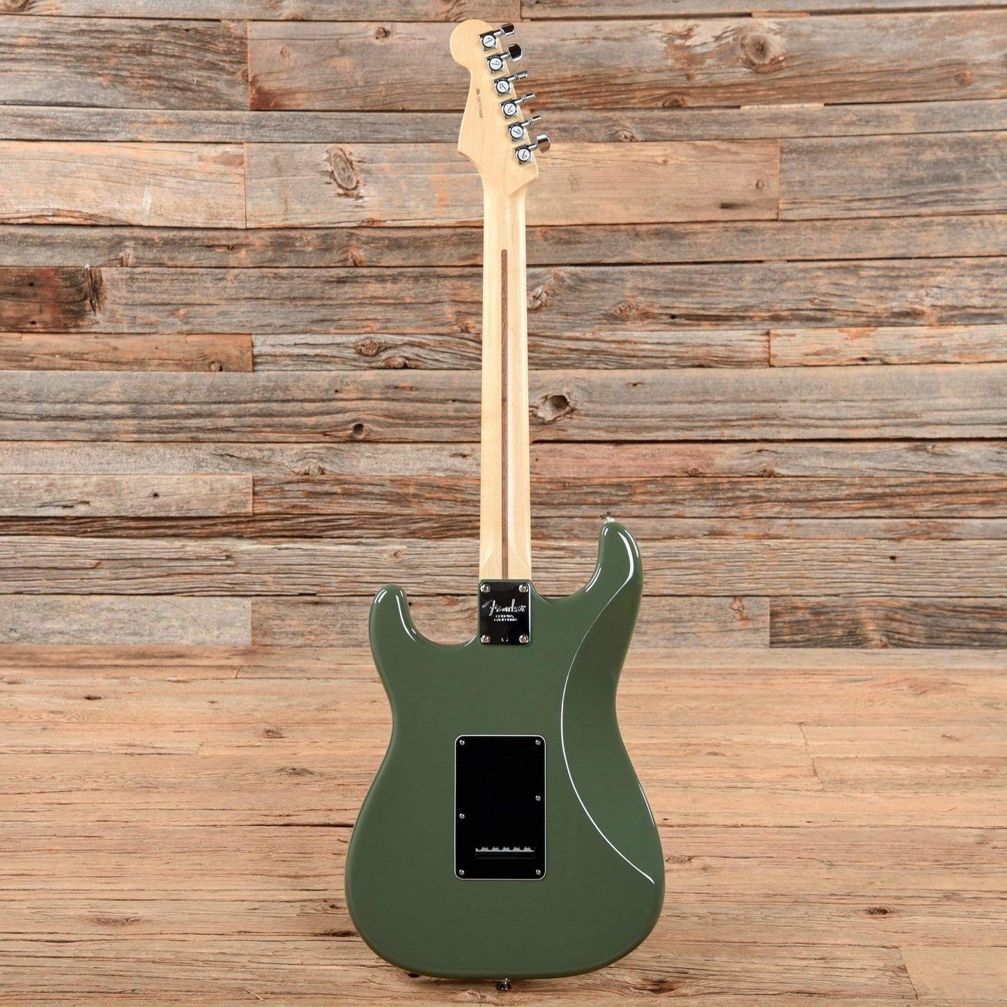 Fender American Pro Stratocaster Antique Olive 2017 Electric Guitars / Solid Body