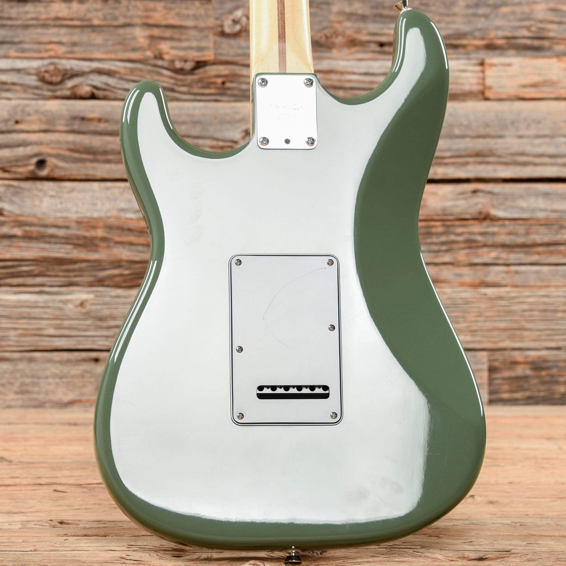 Fender American Pro Stratocaster Antique Olive 2017 Electric Guitars / Solid Body