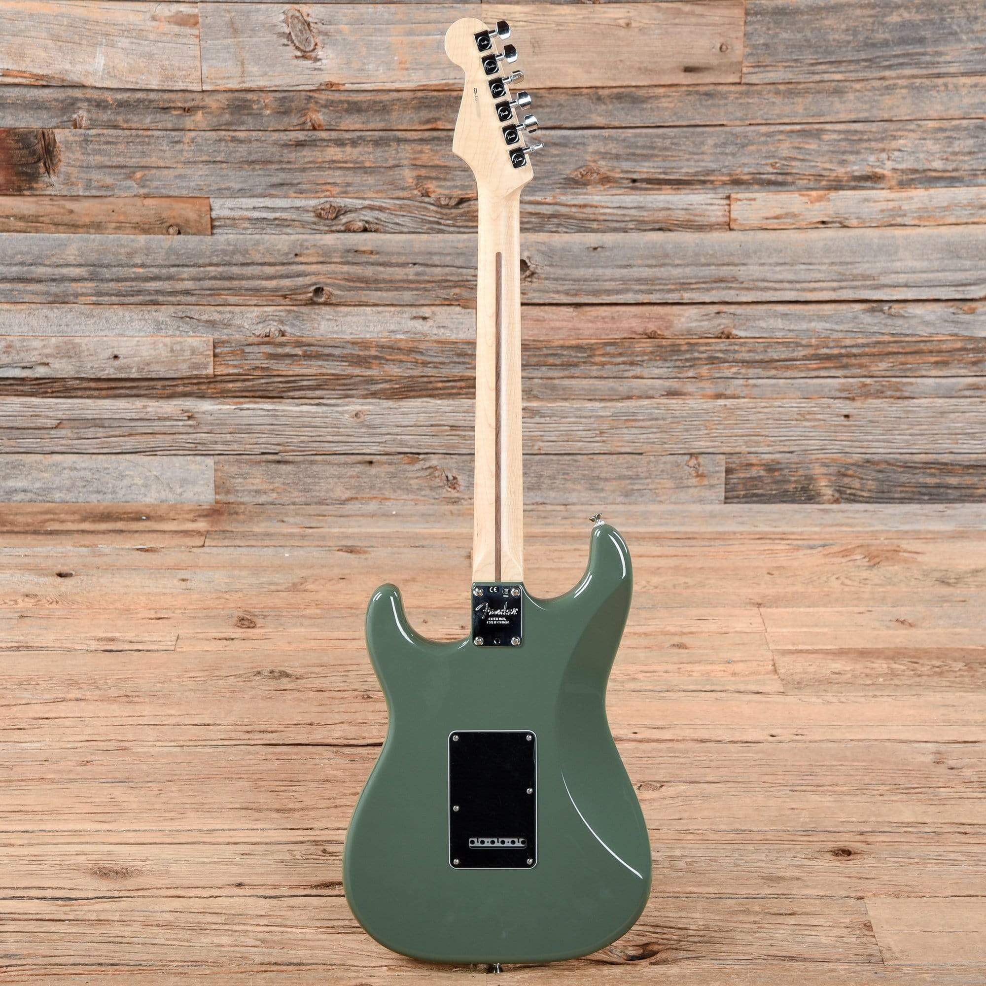 Fender American Pro Stratocaster Antique Olive USED Electric Guitars / Solid Body