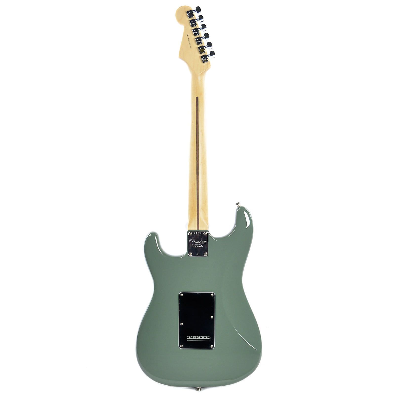 Fender American Pro Stratocaster Antique Olive w/Black Pickguard Electric Guitars / Solid Body