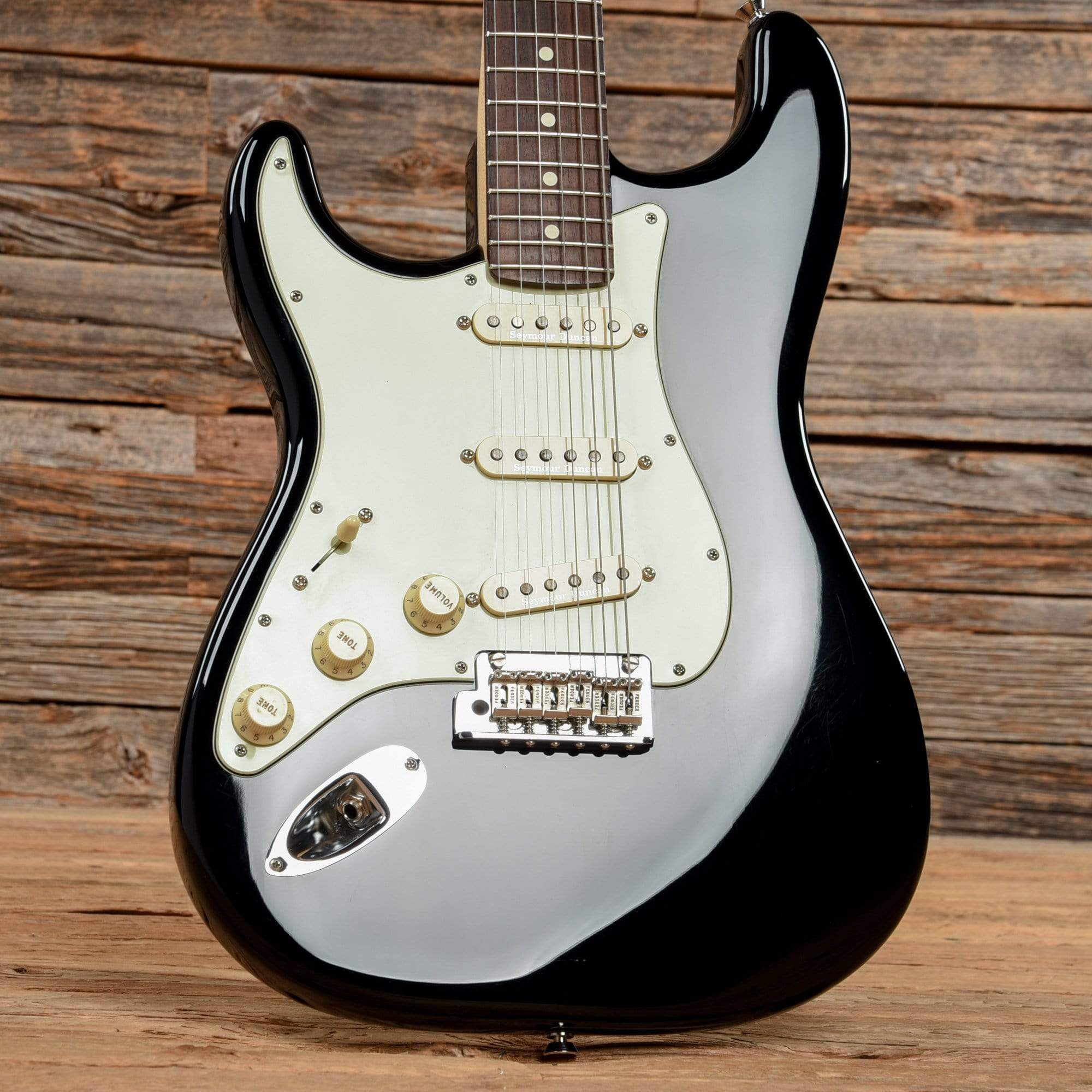 Fender American Pro Stratocaster Black 2018 LEFTY Electric Guitars / Solid Body