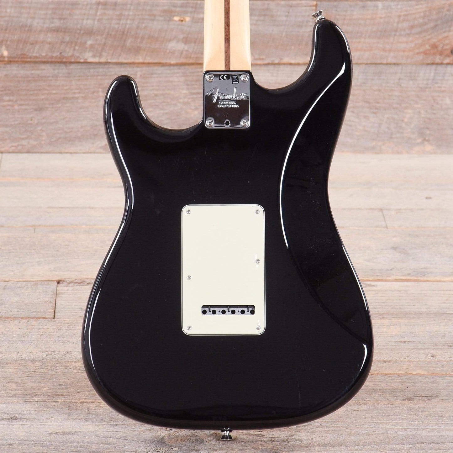 Fender American Pro Stratocaster Black w/Mint Pickguard Electric Guitars / Solid Body