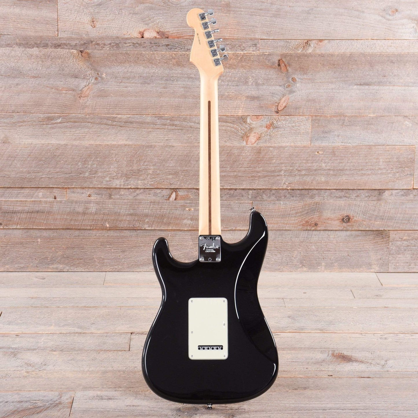 Fender American Pro Stratocaster Black w/Mint Pickguard Electric Guitars / Solid Body