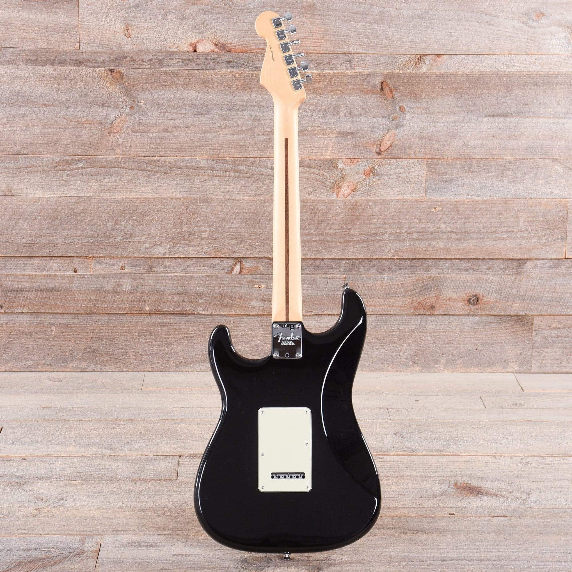 Fender American Pro Stratocaster Black w/Mint Pickguard Electric Guitars / Solid Body