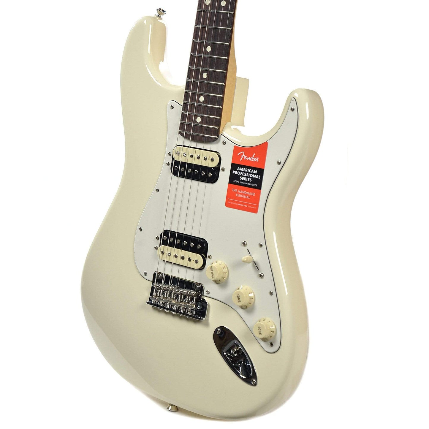 Fender American Pro Stratocaster HH Shawbucker RW Olympic White Electric Guitars / Solid Body