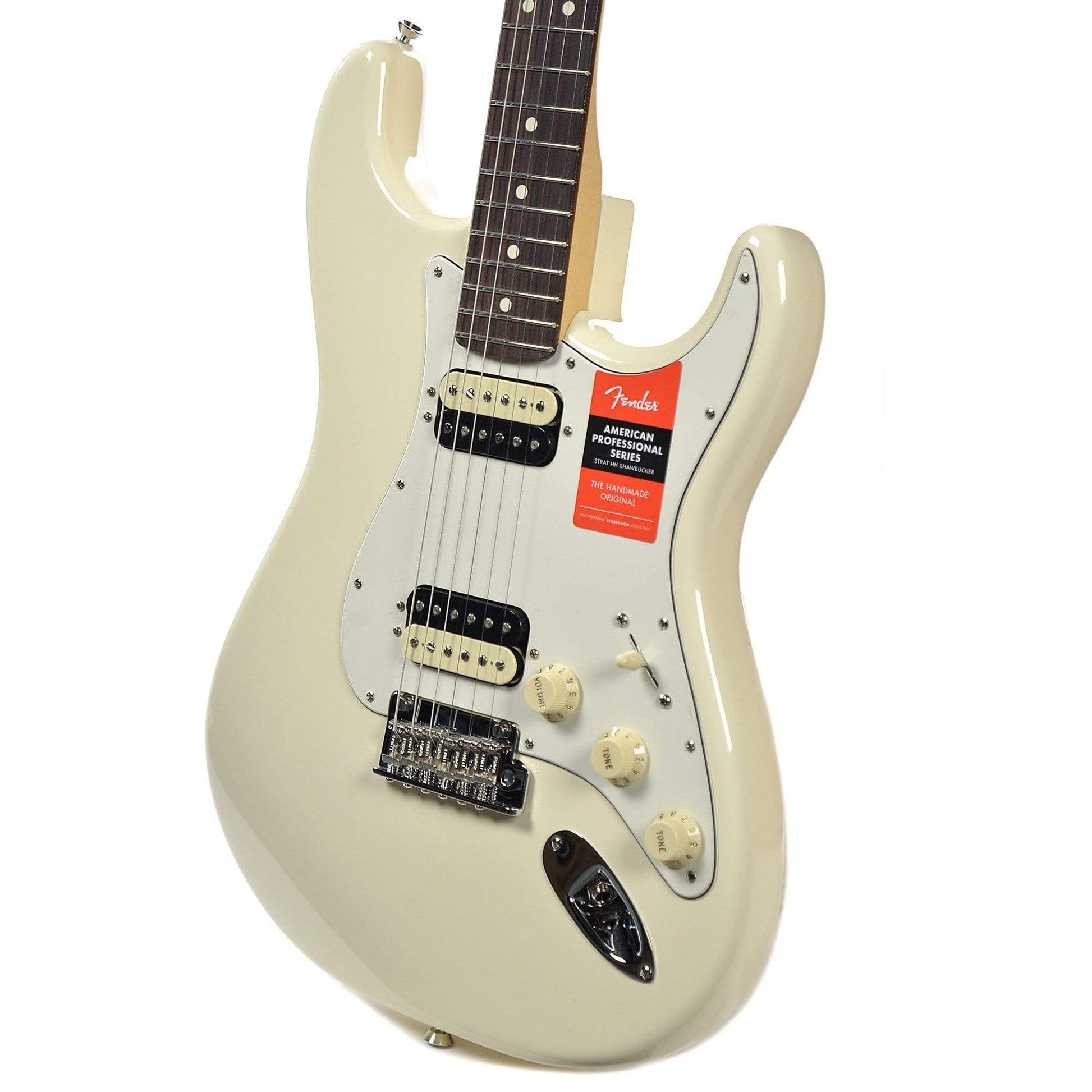 Fender American Pro Stratocaster HH Shawbucker RW Olympic White Electric Guitars / Solid Body