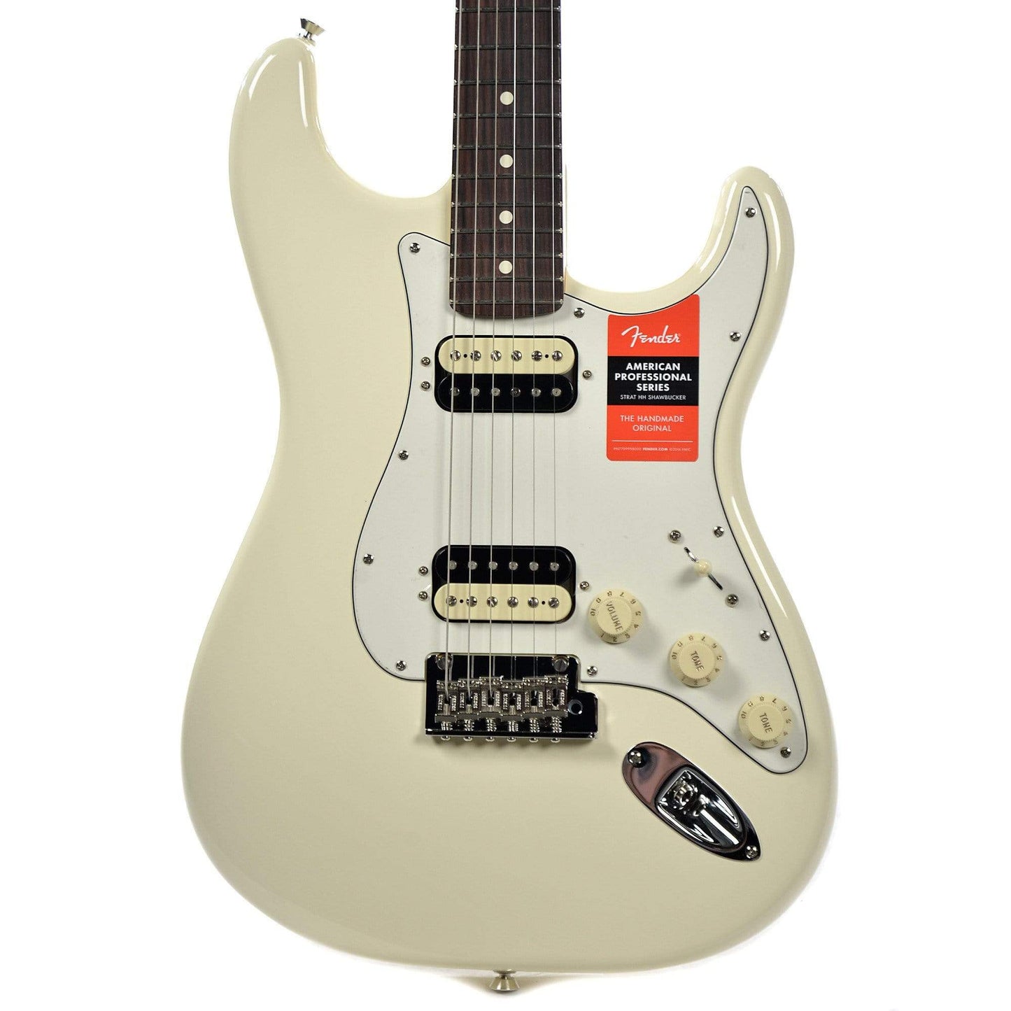 Fender American Pro Stratocaster HH Shawbucker RW Olympic White Electric Guitars / Solid Body
