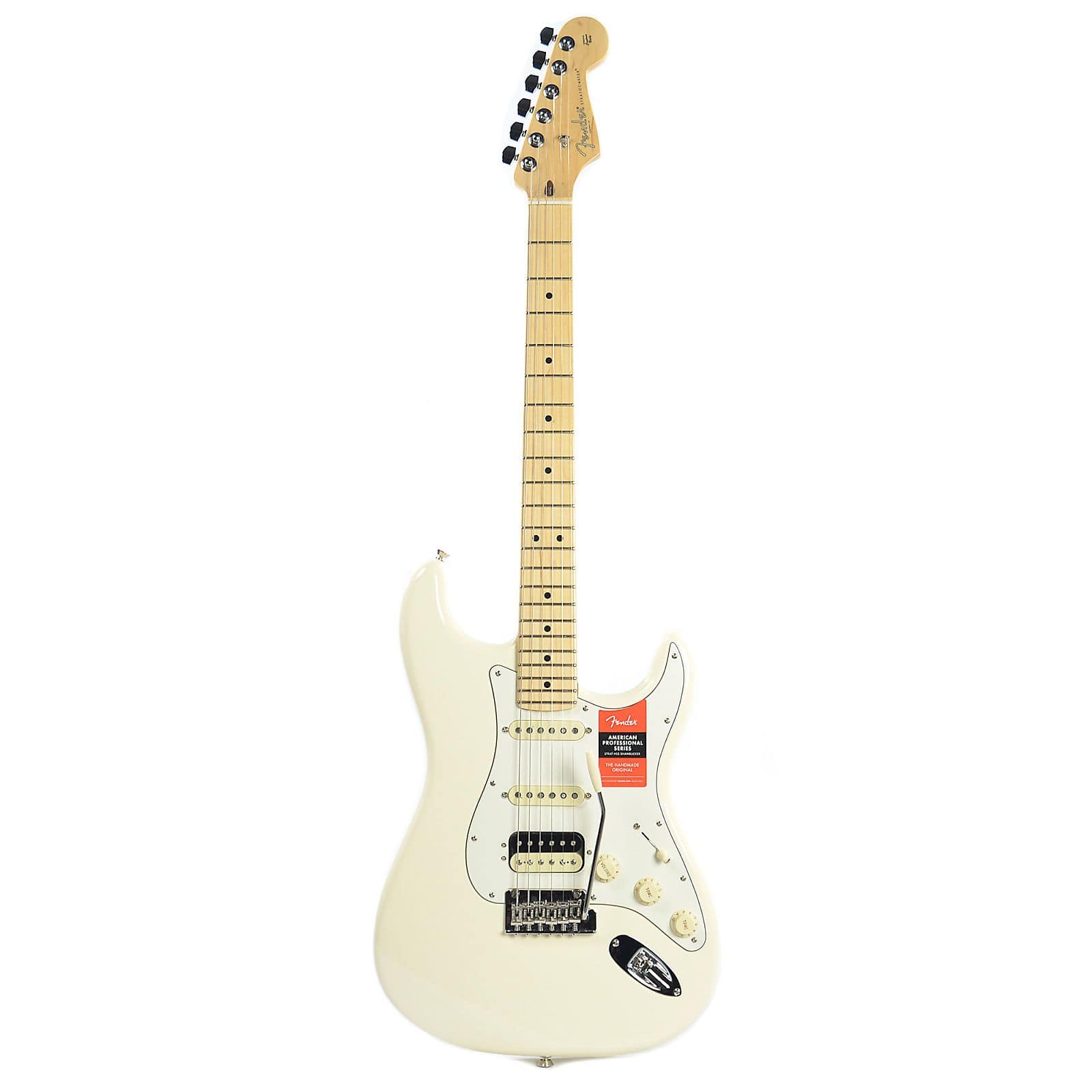 Fender American Pro Stratocaster HSS Shawbucker MN Olympic White Electric Guitars / Solid Body