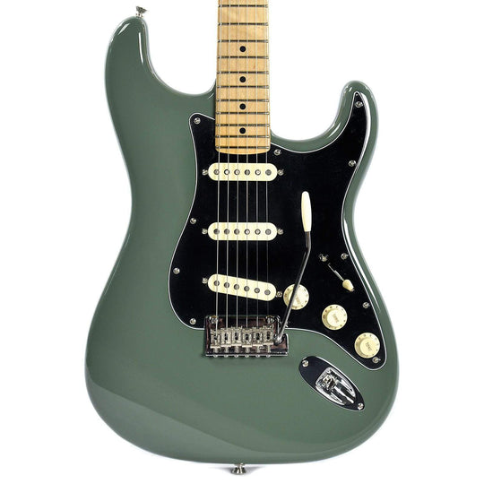 Fender American Pro Stratocaster MN Antique Olive USED Electric Guitars / Solid Body