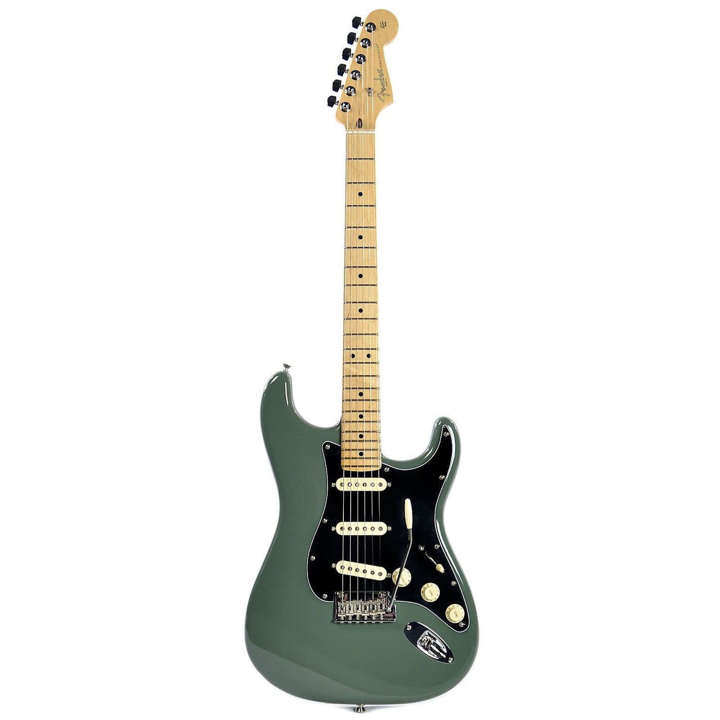 Fender American Pro Stratocaster MN Antique Olive USED Electric Guitars / Solid Body