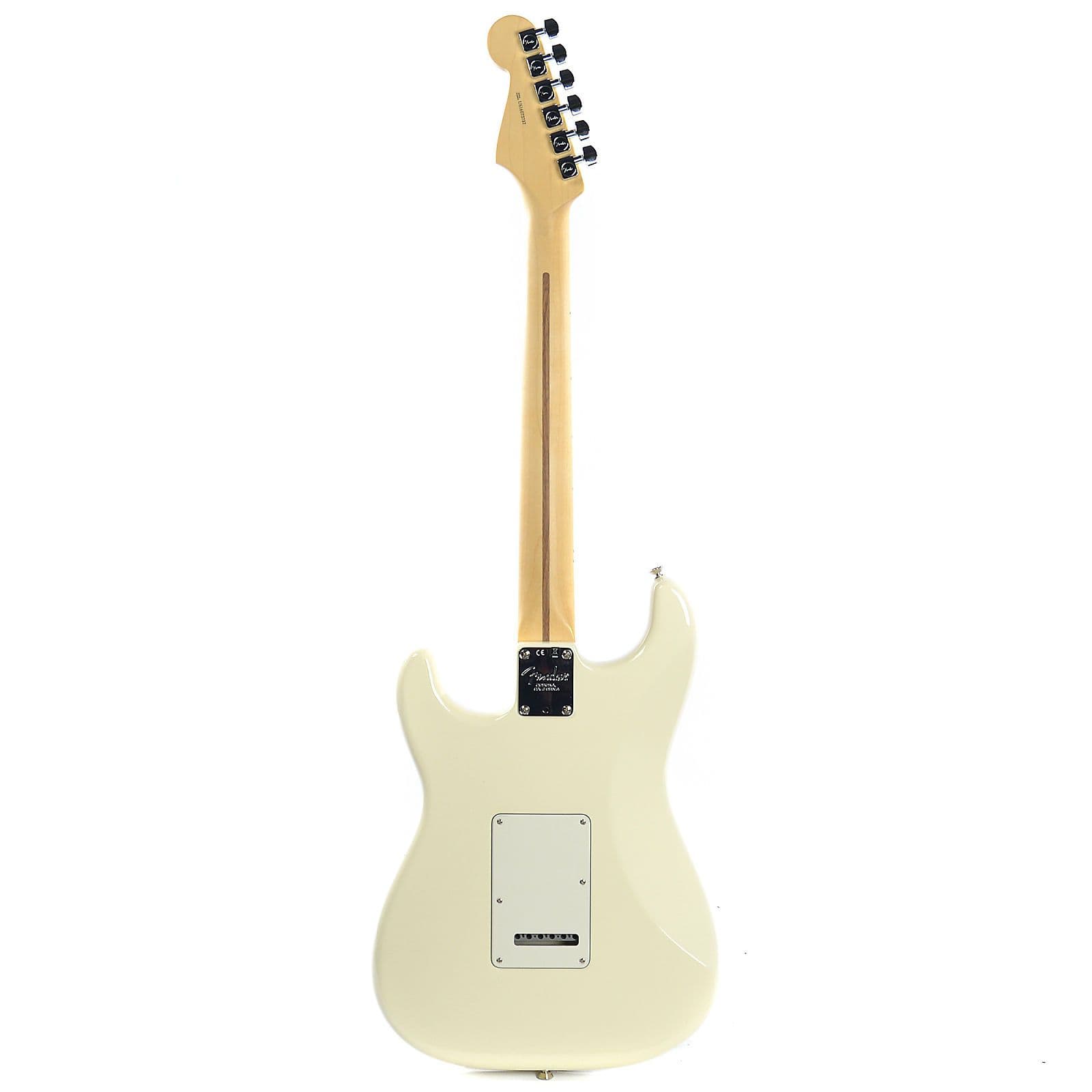 Fender American Pro Stratocaster MN Olympic White Electric Guitars / Solid Body