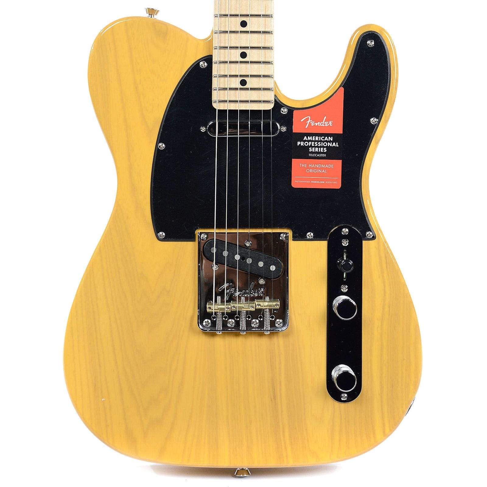 Fender American Pro Telecaster Ash MN Butterscotch Blonde Electric Guitars / Solid Body