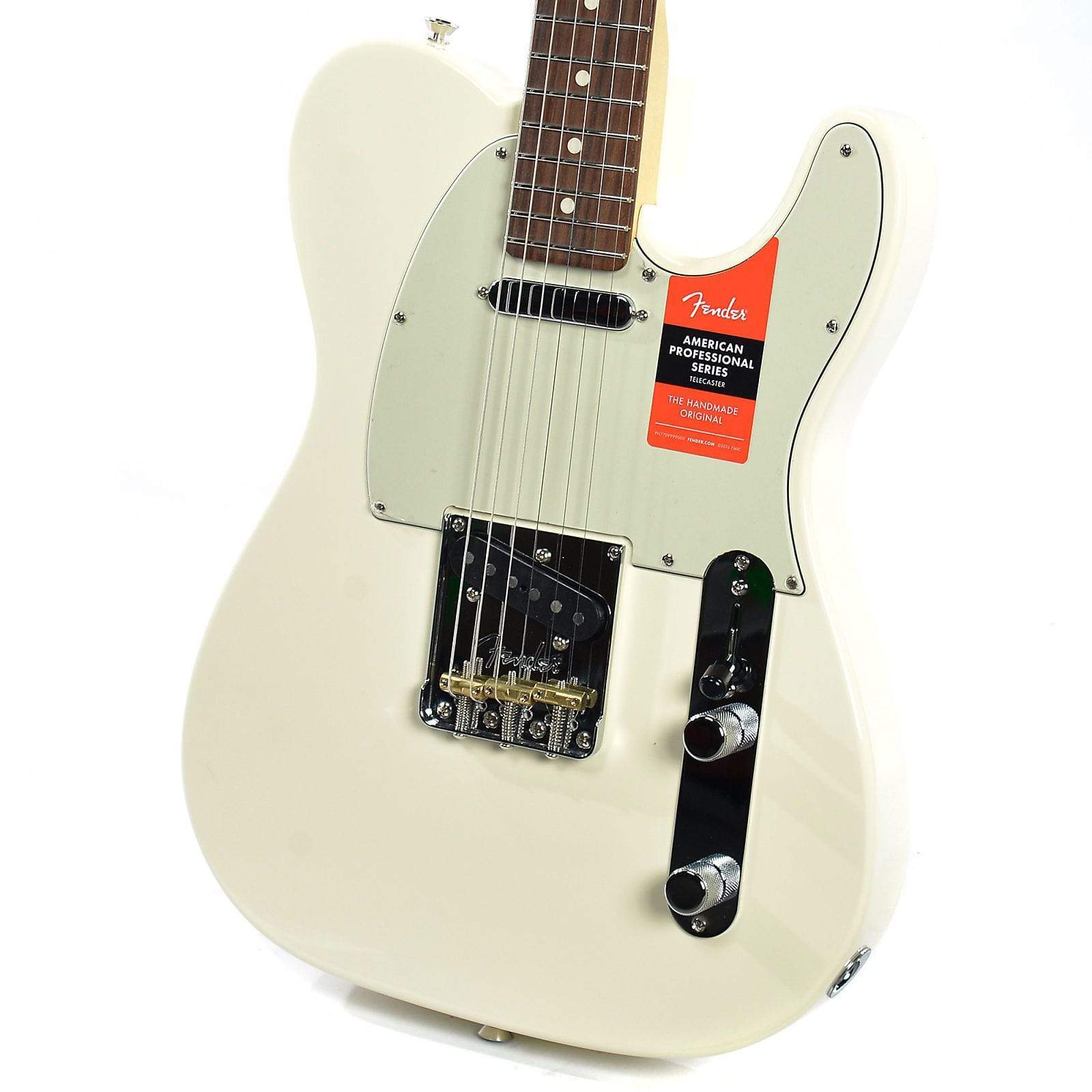 Fender American Pro Telecaster RW Olympic White Electric Guitars / Solid Body
