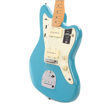 Fender American Professional II Jazzmaster Miami Blue Electric Guitars / Solid Body