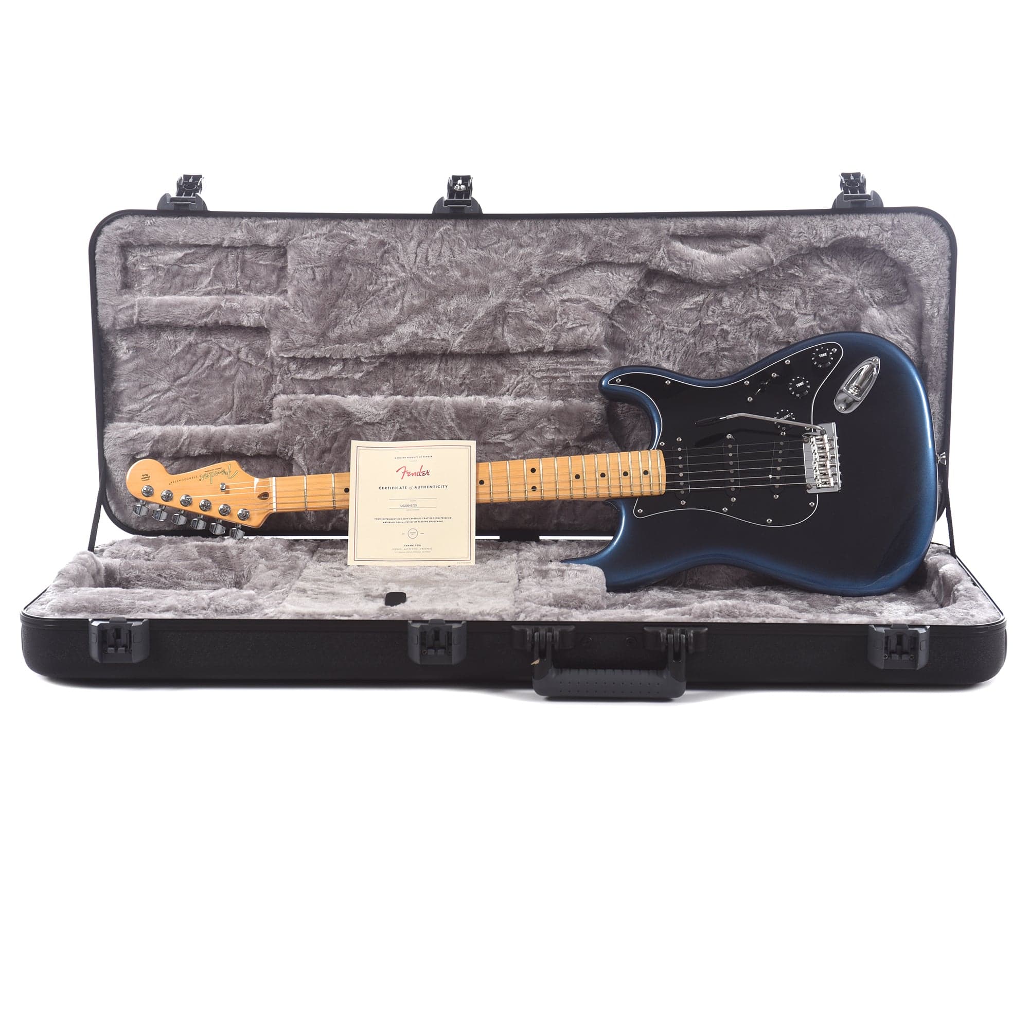 Fender American Professional II Stratocaster Dark Night Electric Guitars / Solid Body