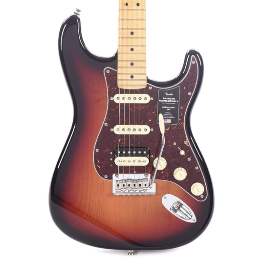 Fender American Professional II Stratocaster HSS 3-Tone Sunburst Electric Guitars / Solid Body