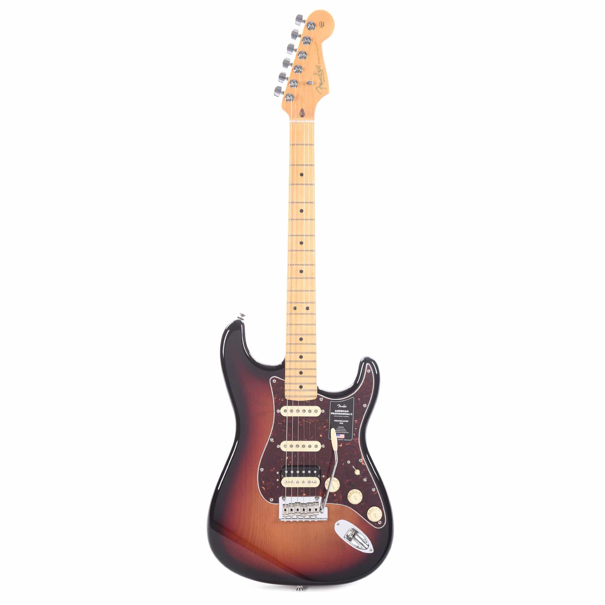 Fender American Professional II Stratocaster HSS 3-Tone Sunburst Electric Guitars / Solid Body