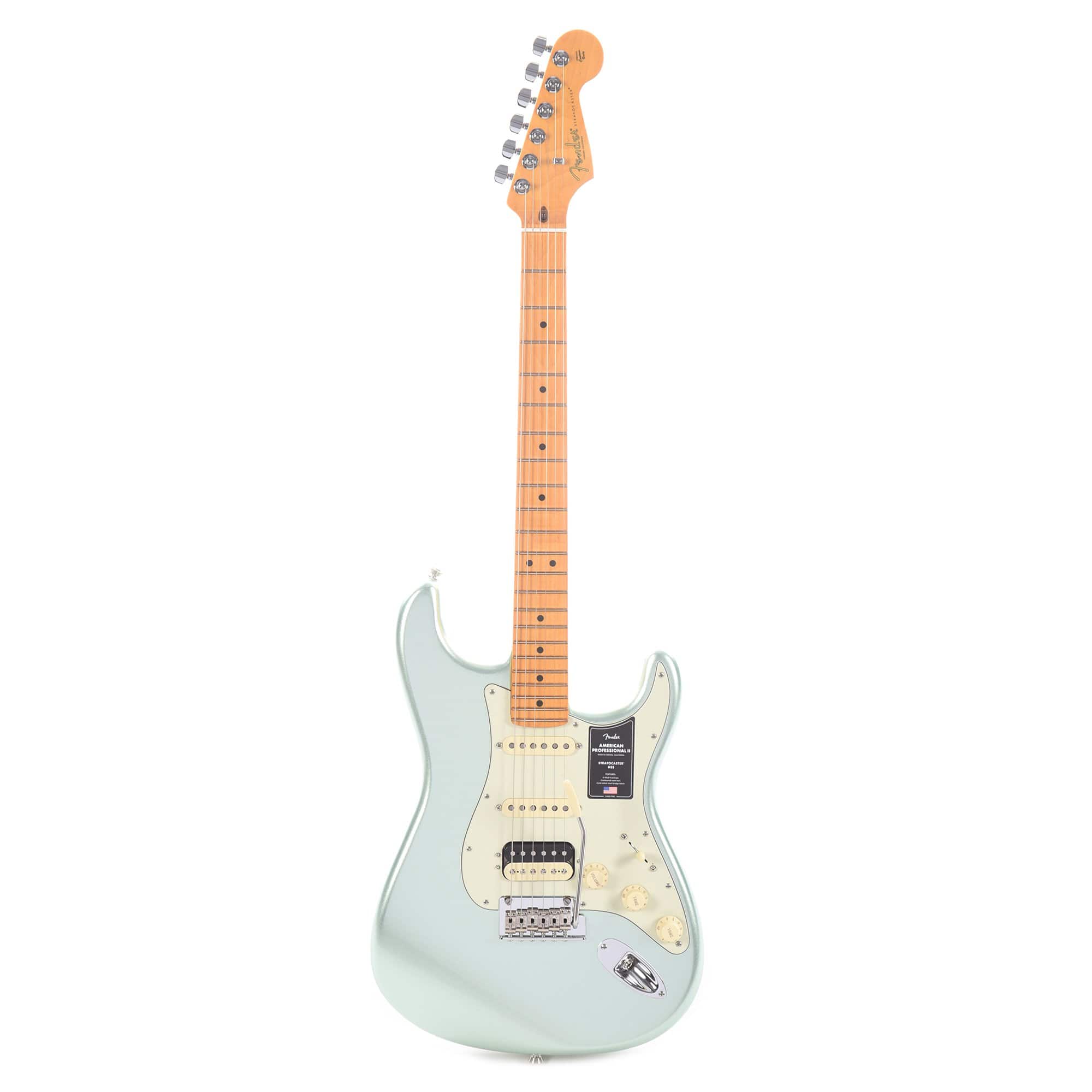 Fender American Professional II Stratocaster HSS Mystic Surf Green Electric Guitars / Solid Body