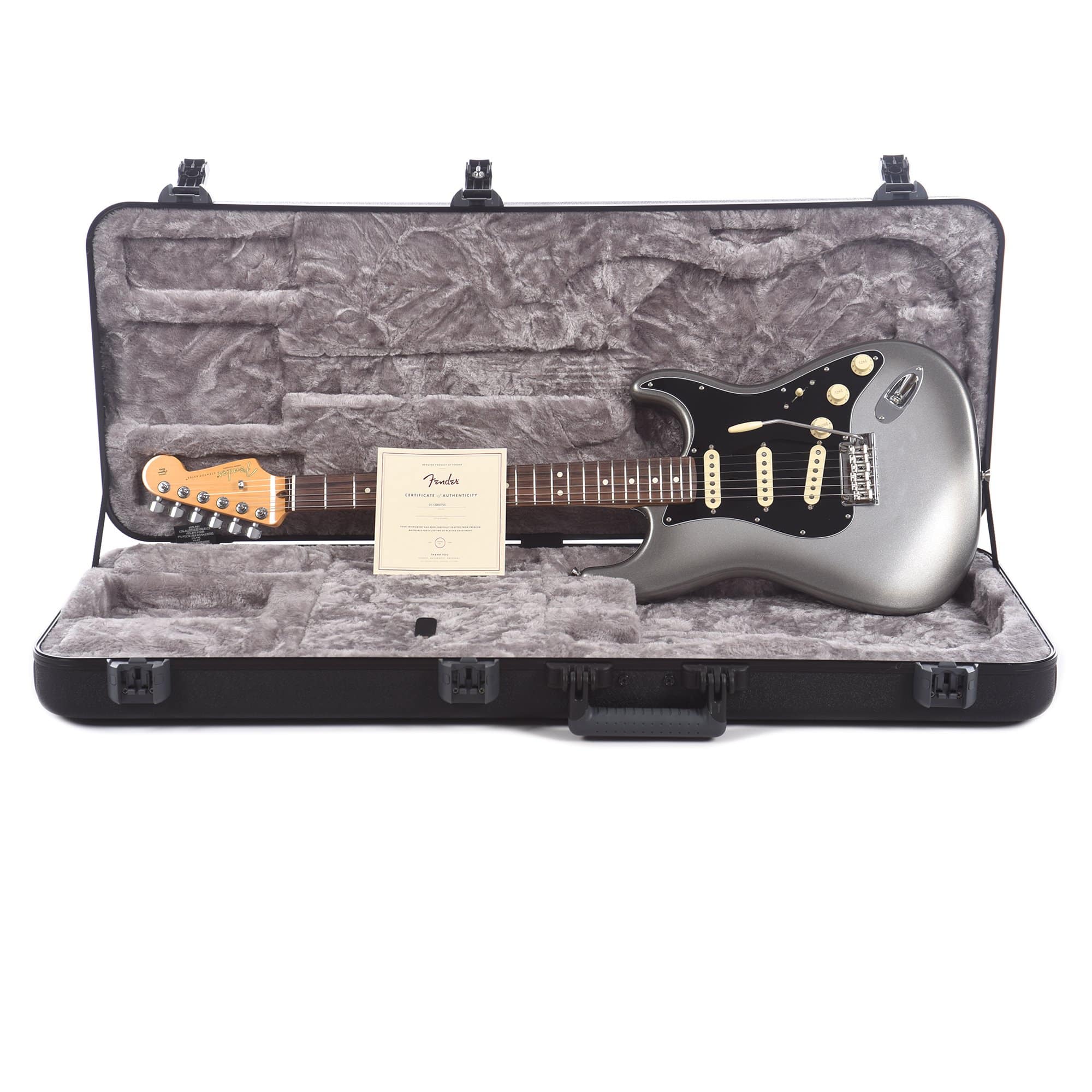 Fender American Professional II Stratocaster Mercury Electric Guitars / Solid Body