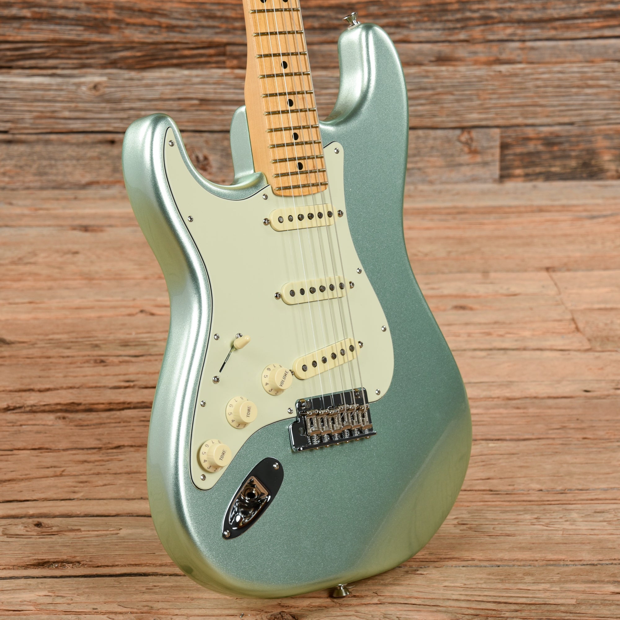 Fender American Professional II Stratocaster Mystic Surf Green 2021 LEFTY Electric Guitars / Solid Body