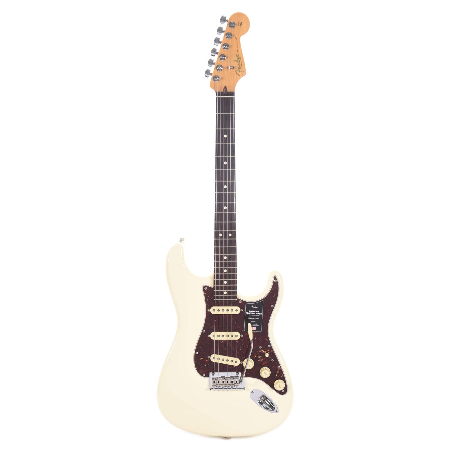 Fender American Professional II Stratocaster Olympic White Electric Guitars / Solid Body