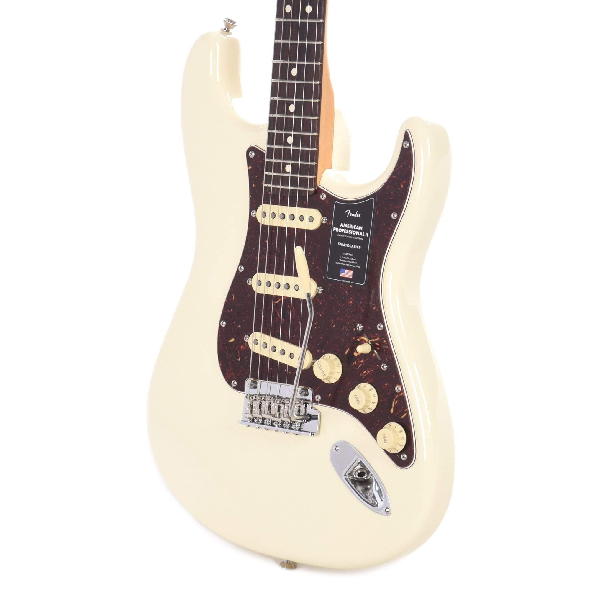 Fender American Professional II Stratocaster Olympic White Electric Guitars / Solid Body