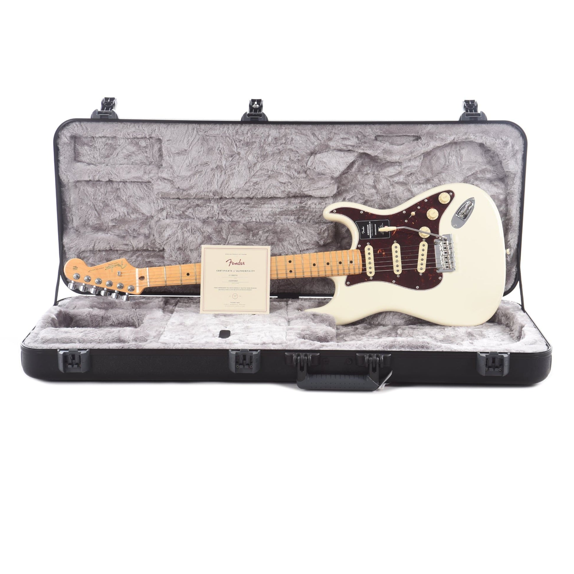 Fender American Professional II Stratocaster Olympic White Electric Guitars / Solid Body