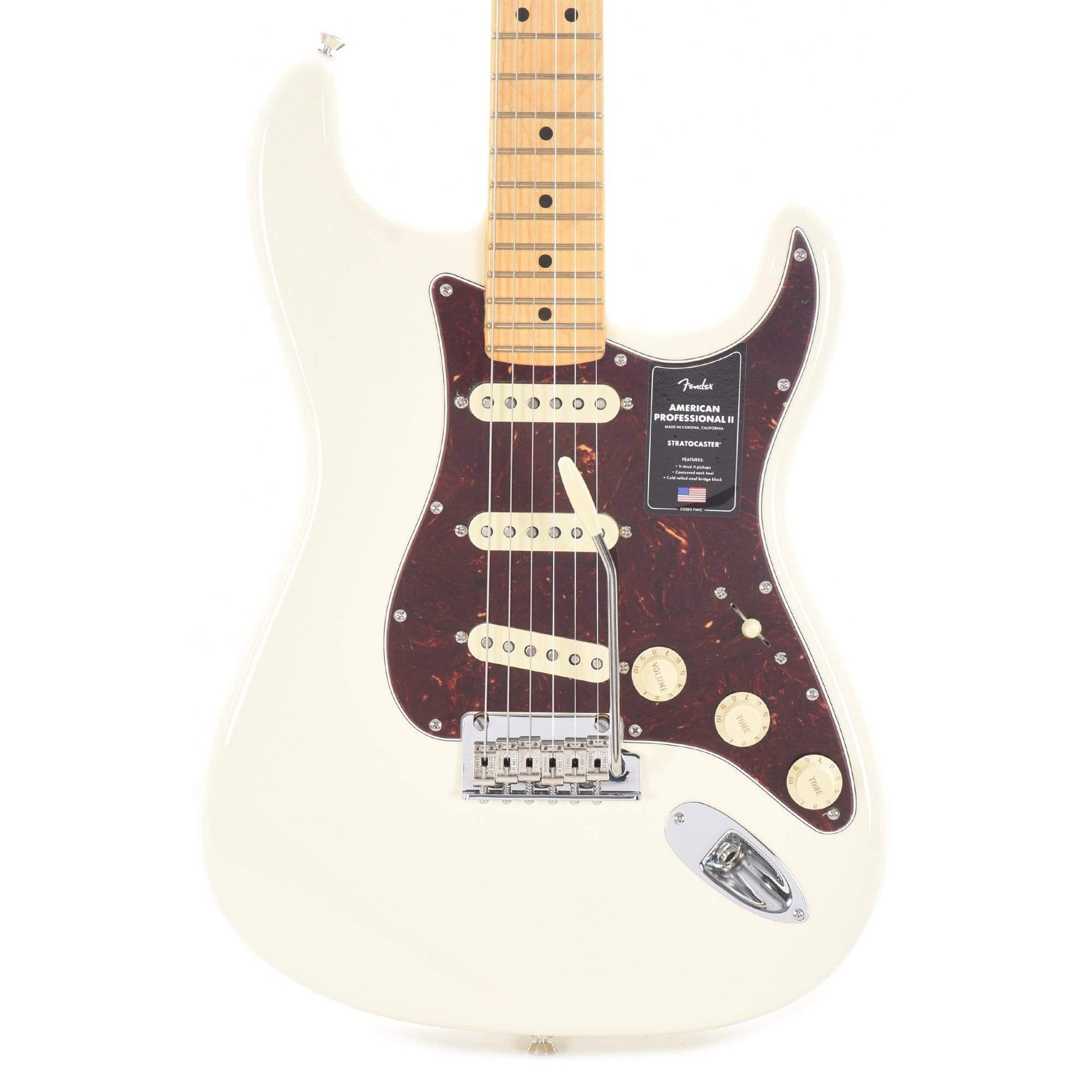 Fender American Professional II Stratocaster Olympic White Electric Guitars / Solid Body