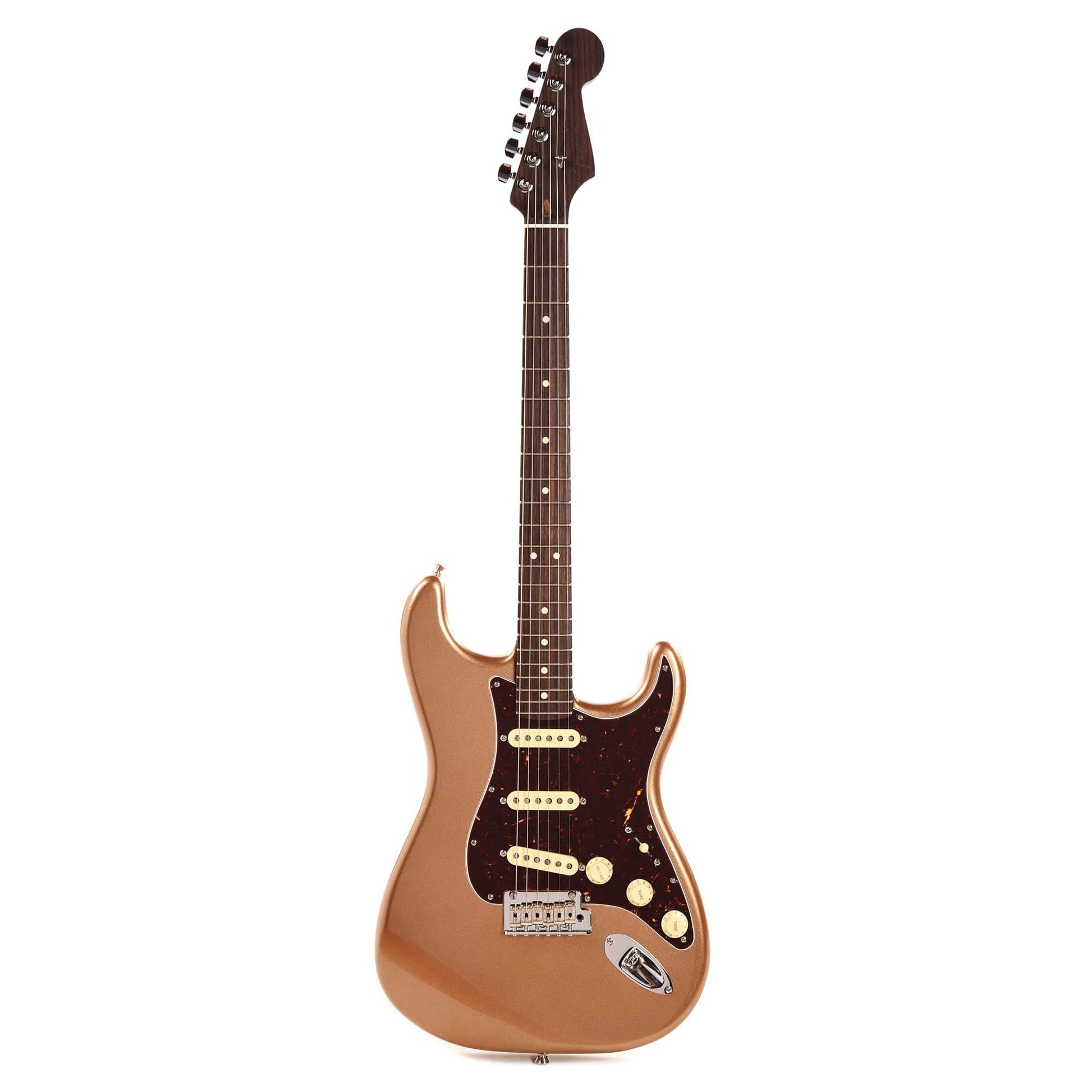 Fender American Professional II Stratocaster Rosewood Neck Firemist Gold w/Custom Shop Fat '50s Pickups Electric Guitars / Solid Body